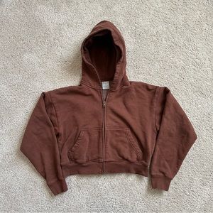 Aritzia Cozy Boyfriend Cropped Hoodie